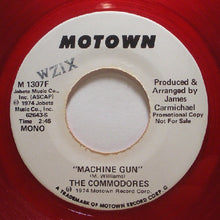 Load image into Gallery viewer, The Commodores* : Machine Gun (7", Mono, Promo, Red)
