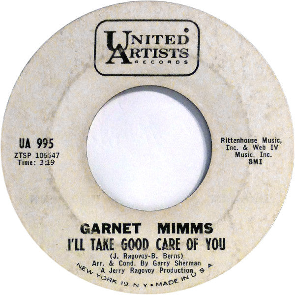 Garnet Mimms : I'll Take Good Care Of You (7