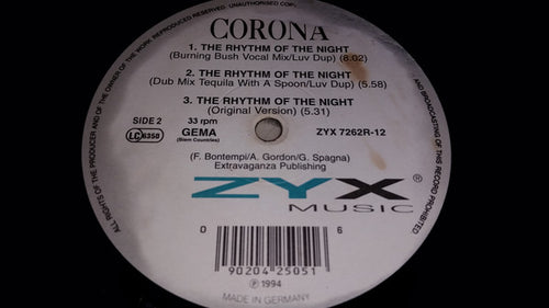 Corona : The Rhythm Of The Night (12