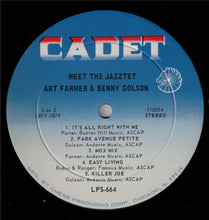 Load image into Gallery viewer, Art Farmer - Benny Golson : Meet The Jazztet (LP, Album, RE)
