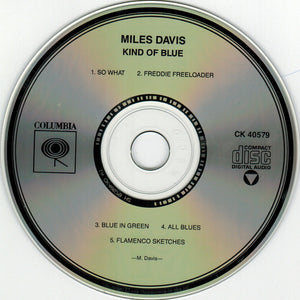 Miles Davis : Kind Of Blue (CD, Album, RE, RM)