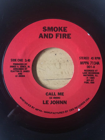 Le Johnn : Call Me / Someday Someway (7