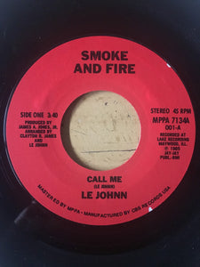 Le Johnn : Call Me / Someday Someway (7", Styrene)