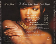 Load image into Gallery viewer, Monifah : I Miss You (Come Back Home) (CD, Single, Promo)
