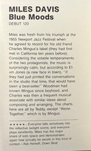 Load image into Gallery viewer, Miles Davis : Blue Moods (Cass, CrO)
