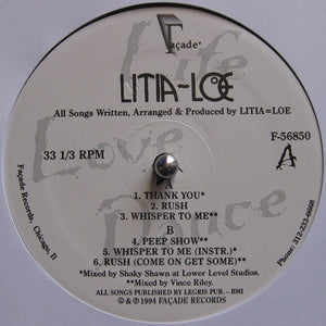 Litia~Loe : Life Love Dance (12")