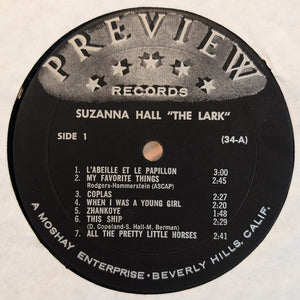 Suzanna Hall : Lark (LP, Advance, Album, Promo)