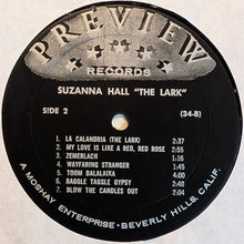 Load image into Gallery viewer, Suzanna Hall : Lark (LP, Advance, Album, Promo)
