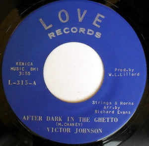 Victor Johnson (5) : After Dark In The Ghetto / When You Say Your Mine (7")