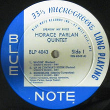 Load image into Gallery viewer, Horace Parlan Quintet : Speakin' My Piece (LP, Album, Mono)
