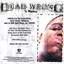Load image into Gallery viewer, The Notorious B.I.G.* : Dead Wrong (CD, Single, Promo)
