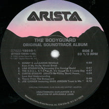 Load image into Gallery viewer, Various : The Bodyguard (Original Soundtrack Album) (LP, Comp)
