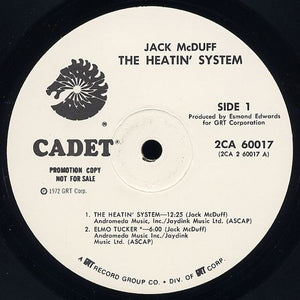 Jack McDuff* : The Heatin' System (2xLP, Album, Promo)