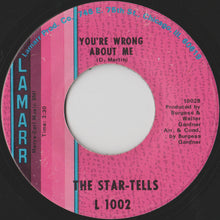 Load image into Gallery viewer, The Star-Tells : Falling In Love With You Girl / You&#39;re Wrong About Me (7&quot;)
