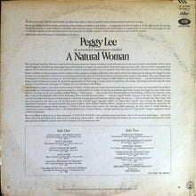 Load image into Gallery viewer, Peggy Lee : A Natural Woman (LP, Album, Club, RE)
