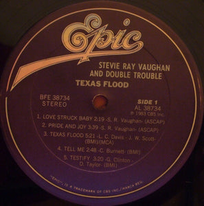 Stevie Ray Vaughan And Double Trouble* : Texas Flood (LP, Album)