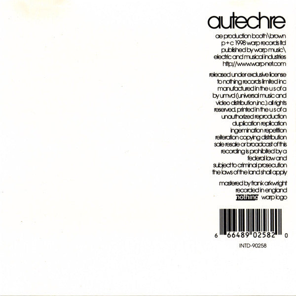 Autechre : LP5 (CD, Album)