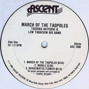 Toshiko Akiyoshi-Lew Tabackin Big Band : March Of The Tadpoles (LP, Album, RE)