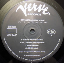 Load image into Gallery viewer, Getz* Meets Mulligan* : Getz Meets Mulligan In Hi-Fi (LP, Album, RE)
