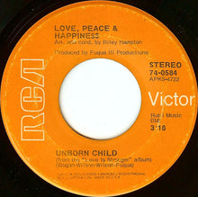 Load image into Gallery viewer, Love, Peace &amp; Happiness : Unborn Child (7&quot;, Single)
