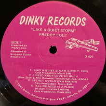 Load image into Gallery viewer, Freddy Cole : Like A Quiet Storm (LP, Album, Pri)
