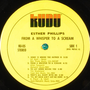 Esther Phillips : From A Whisper To A Scream (LP, Album)