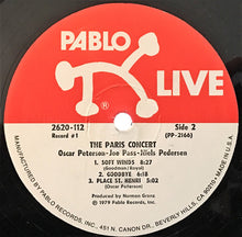 Load image into Gallery viewer, Oscar Peterson, Joe Pass, Niels Pedersen* : The Paris Concert: Salle Pleyel, 1978 (2xLP, Album, Gat)

