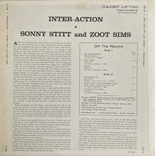 Load image into Gallery viewer, Sonny Stitt &amp; Zoot Sims : Inter-Action (LP, Album)
