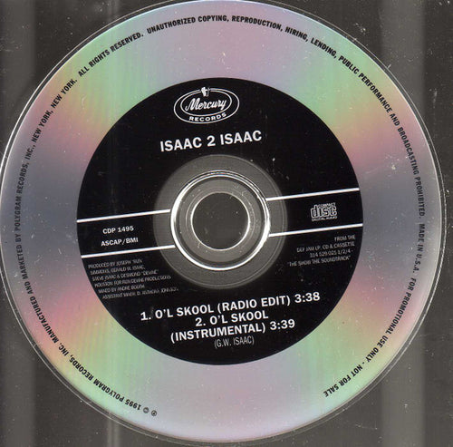 Isaac 2 Isaac : O'l Skool (CD, Single, Promo)