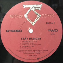 Load image into Gallery viewer, Twisted Sister : Stay Hungry (LP, Album, SP )
