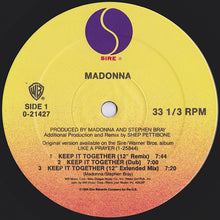 Load image into Gallery viewer, Madonna : Keep It Together (12", Maxi)
