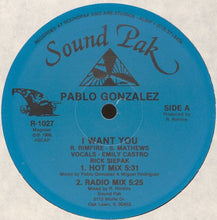 Load image into Gallery viewer, Pablo Gonzalez : I Want You (12")
