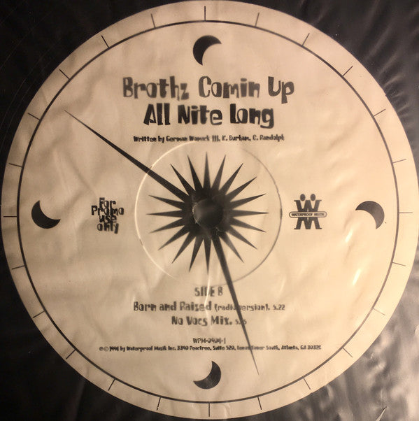 Brothz Comin Up* – All Nite Long 1994 CD SEALED | eBay｜洋楽