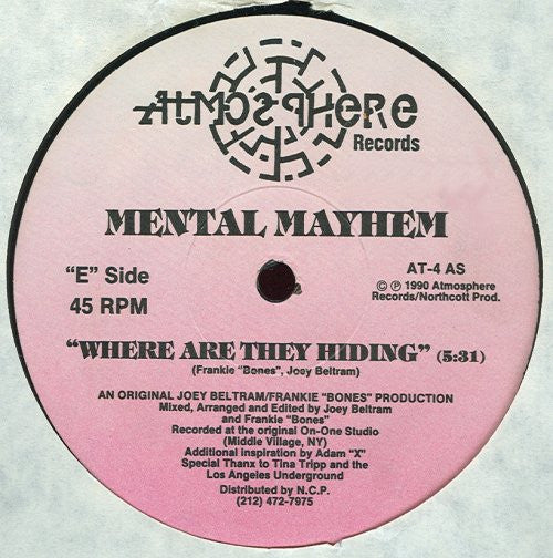 Mental Mayhem : Where Are They Hiding / Joey's Riot (12