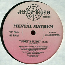 Load image into Gallery viewer, Mental Mayhem : Where Are They Hiding / Joey&#39;s Riot (12&quot;)
