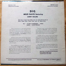 Load image into Gallery viewer, Miles Davis Featuring Sonny Rollins : Dig (LP, Comp, Mono, RE, RM)
