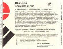 Load image into Gallery viewer, Beverly : You Came Along (CD, Single, Ltd, Promo)
