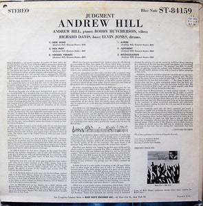 Andrew Hill : Judgment! (LP, Album)