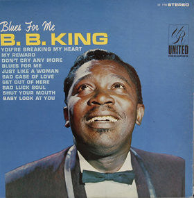 B.B. King : Blues For Me (LP, Album, RE)