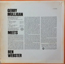Load image into Gallery viewer, Gerry Mulligan Meets Ben Webster : Gerry Mulligan Meets Ben Webster (LP, Album, Mono, RE, MGM)

