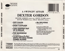 Load image into Gallery viewer, Dexter Gordon : A Swingin&#39; Affair (CD, Album, RE, DAD)
