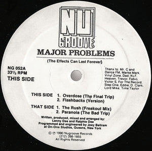 Major Problems : The Effects Can Last Forever (12")