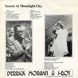 Derrick Morgan & I-Roy : Sunset At Moonlight City... (LP, Album)