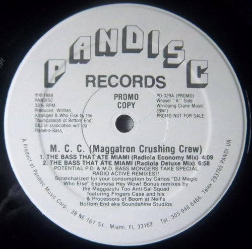 Maggotron Crushing Crew : The Bass That Ate Miami (12