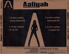 Load image into Gallery viewer, Aaliyah Feat. Timbaland : We Need A Resolution (CD, Maxi, Promo)
