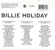Load image into Gallery viewer, Billie Holiday : The Quintessential Billie Holiday   (3xCD, Comp, RM + Box)
