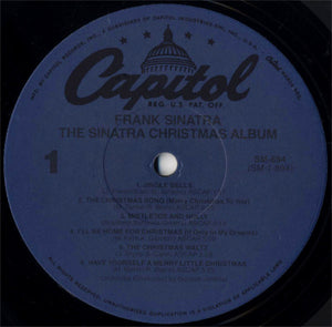 Frank Sinatra : The Sinatra Christmas Album (LP, Album, RE, RP, Blu)