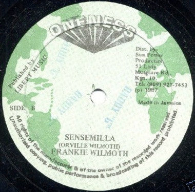 Frankie Wilmoth* : Sindy / Sensimilla (12