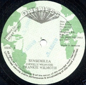 Frankie Wilmoth* : Sindy / Sensimilla (12")
