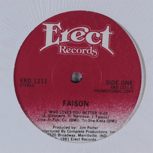 Faison* : Who Loves You Better (12